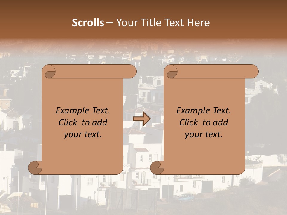 Spain Vista Vacation PowerPoint Template