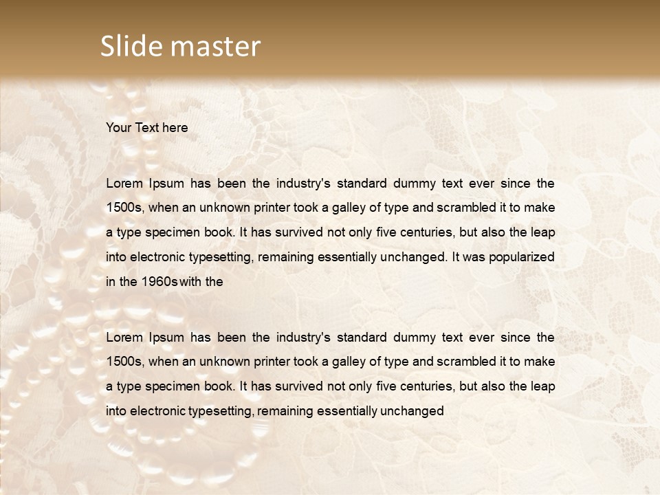 Wedding Bed Celebration PowerPoint Template