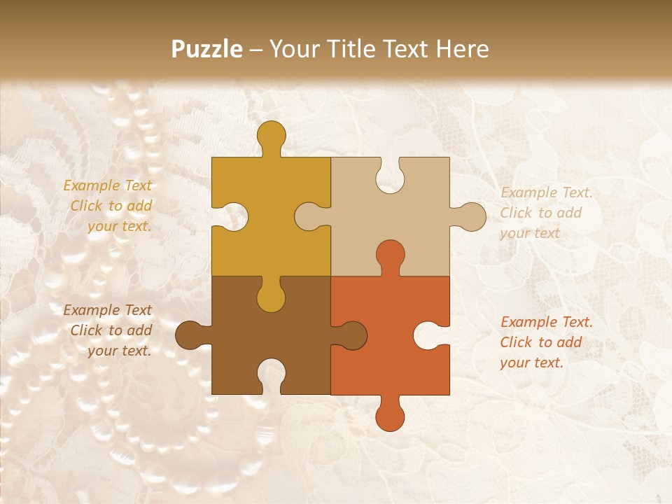 Wedding Bed Celebration PowerPoint Template