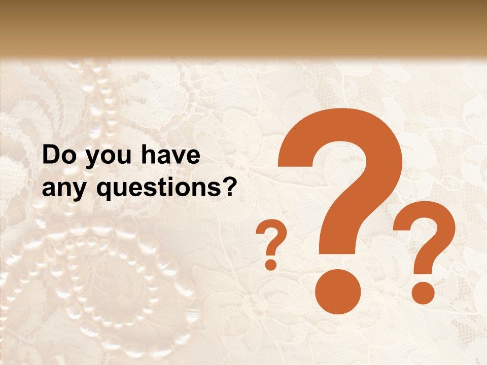 Wedding Bed Celebration PowerPoint Template