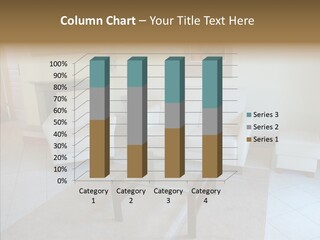 Colourful Glass Sofa PowerPoint Template