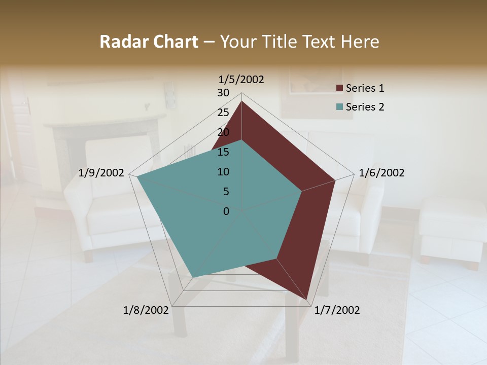 Colourful Glass Sofa PowerPoint Template
