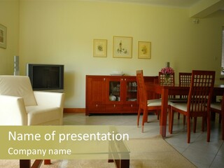 Apartment Sit Realty PowerPoint Template