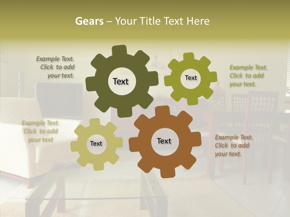 Apartment Sit Realty PowerPoint Template