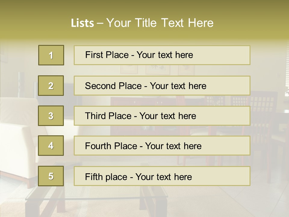 Apartment Sit Realty PowerPoint Template