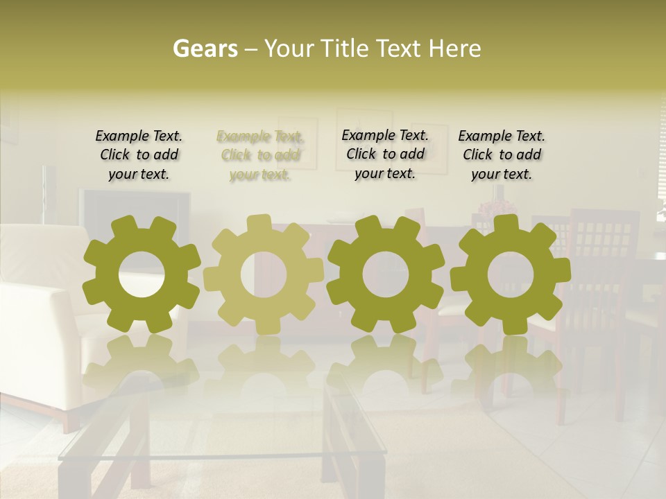 Apartment Sit Realty PowerPoint Template