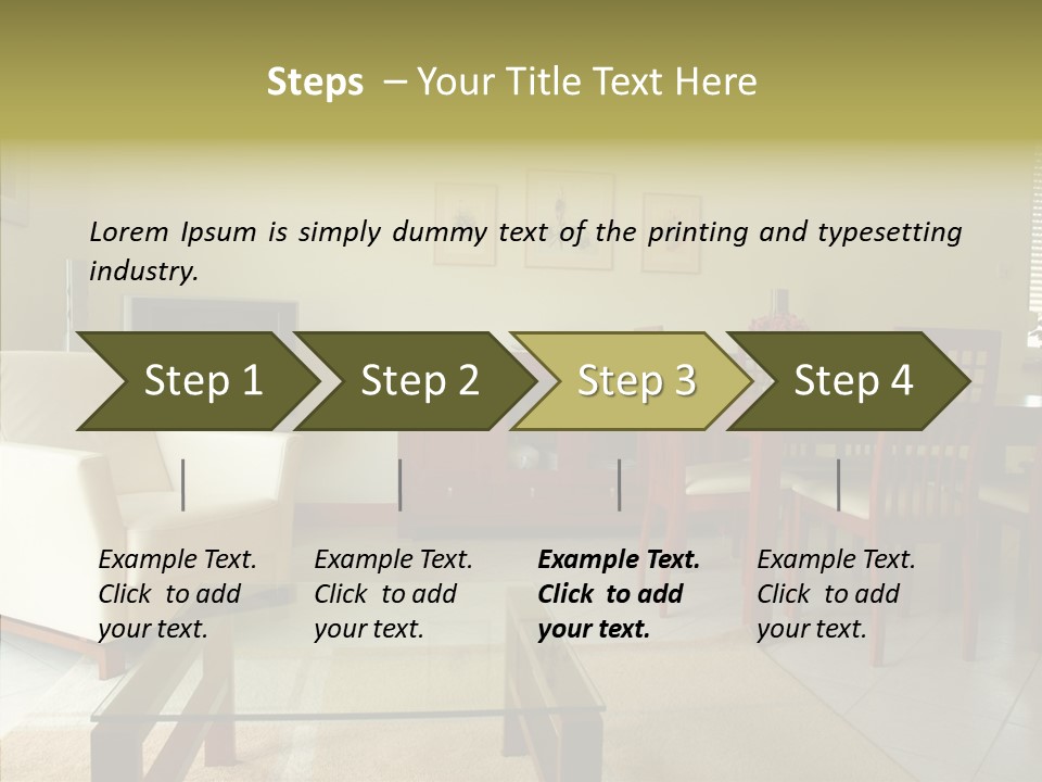 Apartment Sit Realty PowerPoint Template