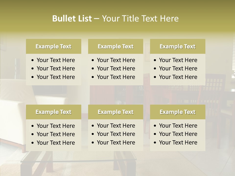Apartment Sit Realty PowerPoint Template
