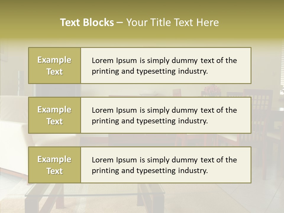 Apartment Sit Realty PowerPoint Template