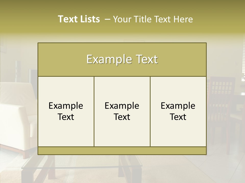 Apartment Sit Realty PowerPoint Template