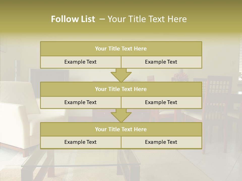 Apartment Sit Realty PowerPoint Template