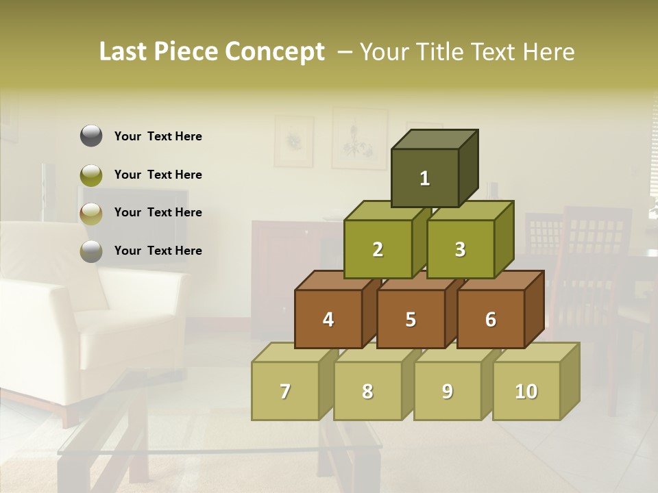 Apartment Sit Realty PowerPoint Template