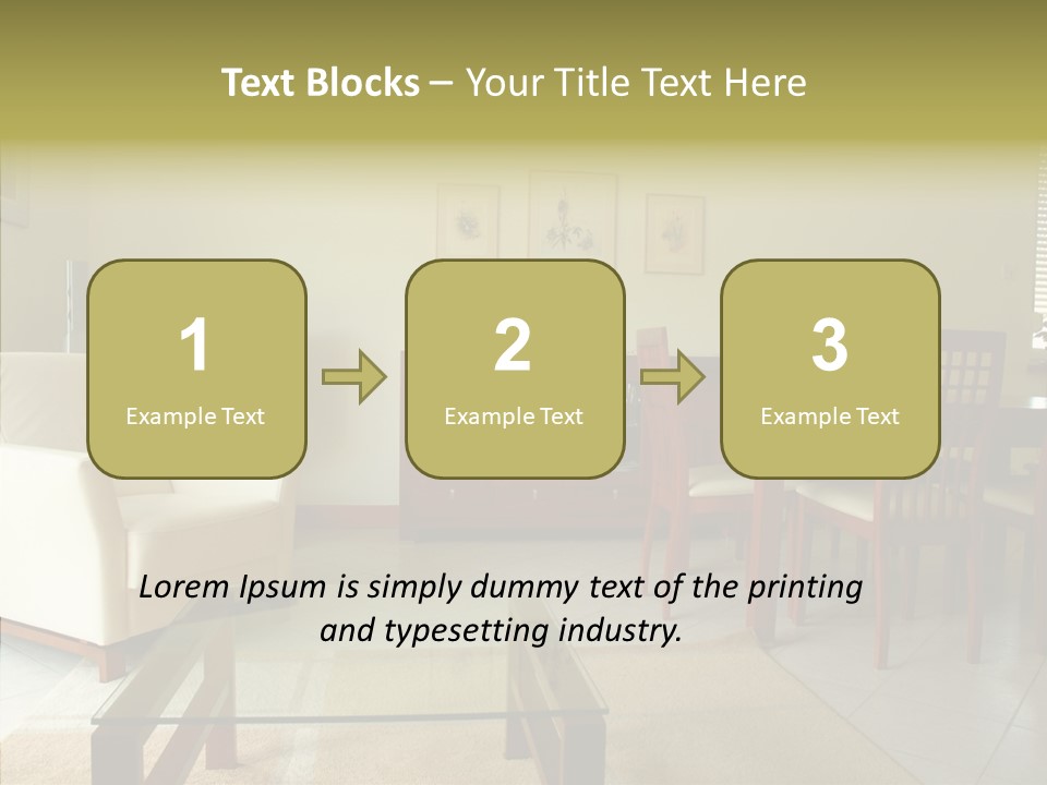 Apartment Sit Realty PowerPoint Template