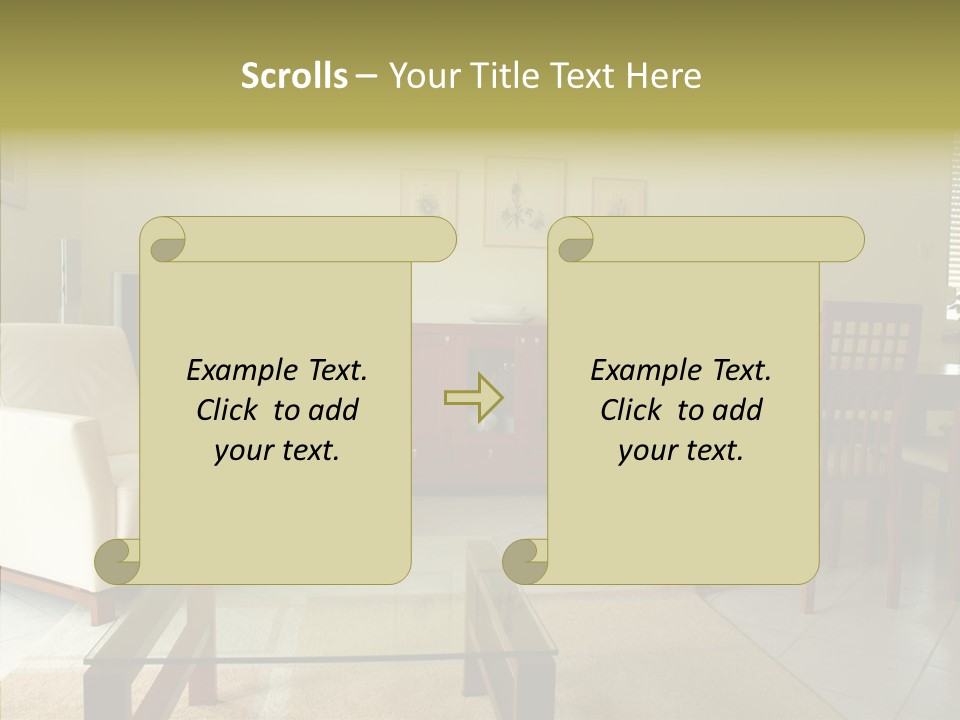 Apartment Sit Realty PowerPoint Template