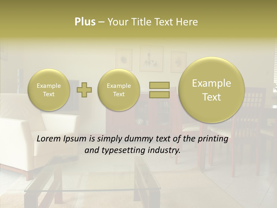 Apartment Sit Realty PowerPoint Template