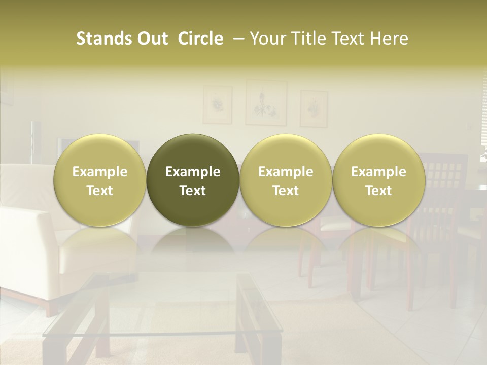 Apartment Sit Realty PowerPoint Template