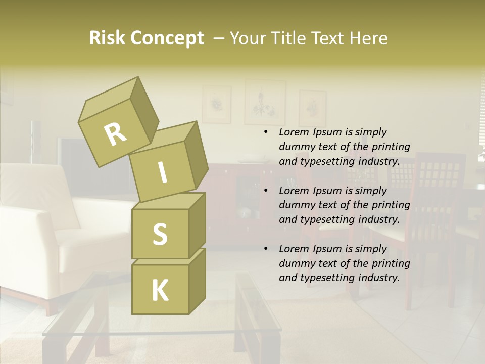 Apartment Sit Realty PowerPoint Template