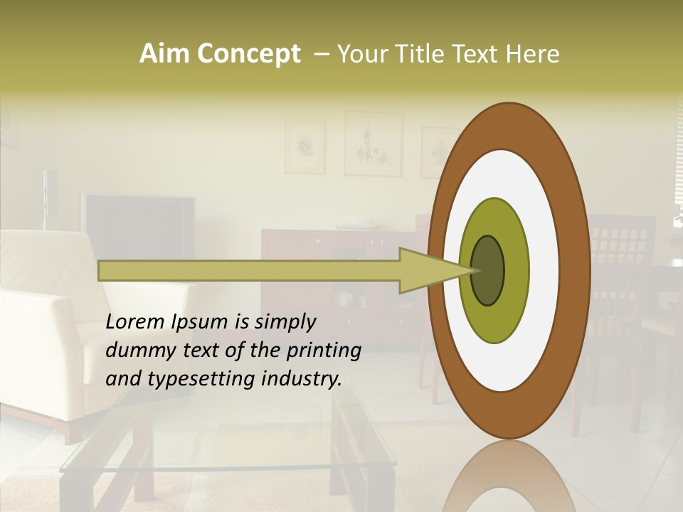 Apartment Sit Realty PowerPoint Template