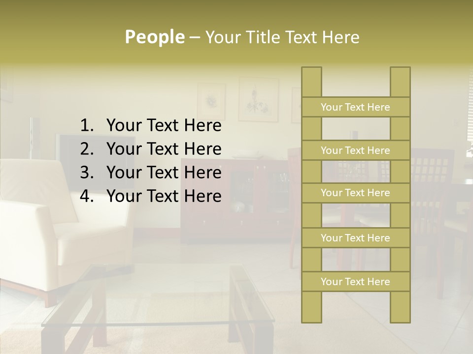 Apartment Sit Realty PowerPoint Template