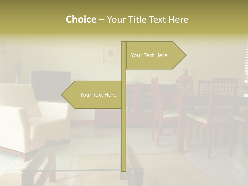 Apartment Sit Realty PowerPoint Template