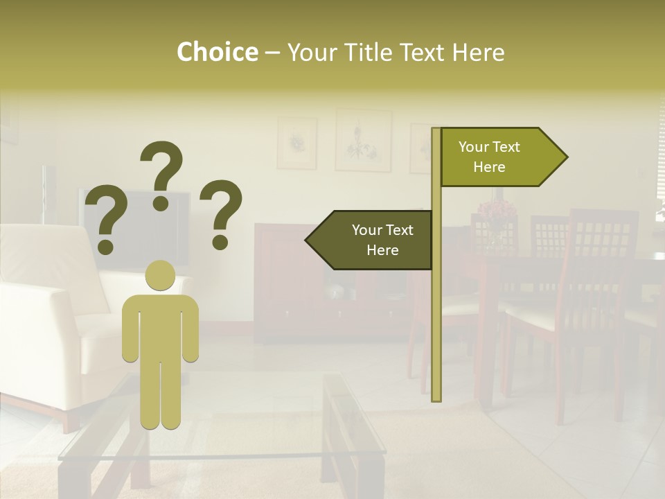 Apartment Sit Realty PowerPoint Template