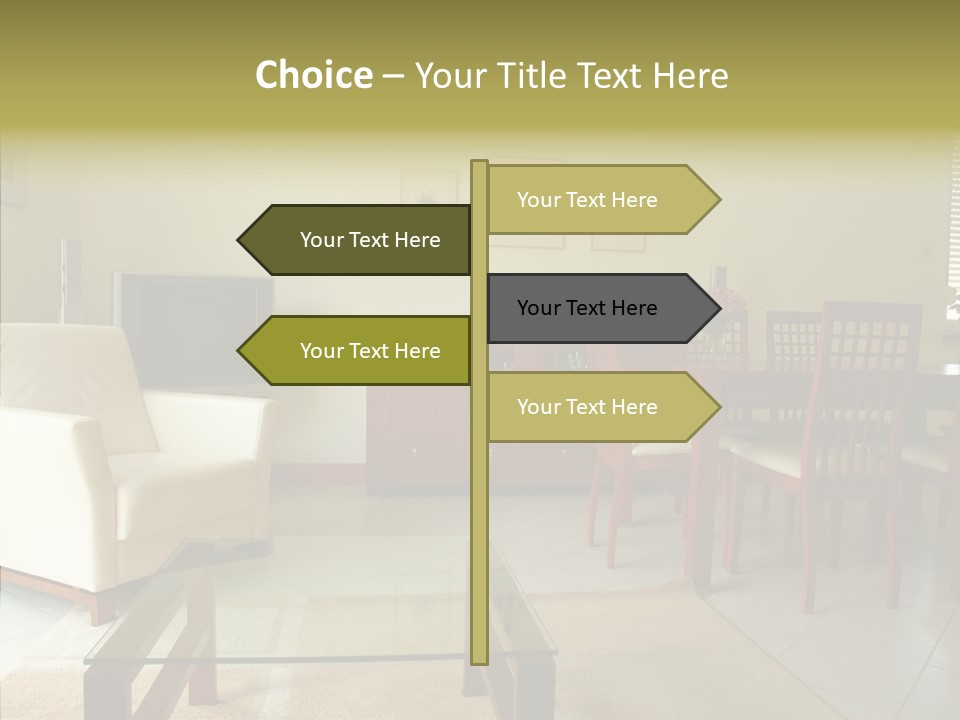 Apartment Sit Realty PowerPoint Template