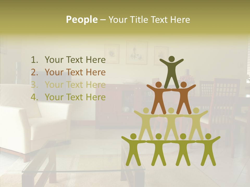 Apartment Sit Realty PowerPoint Template