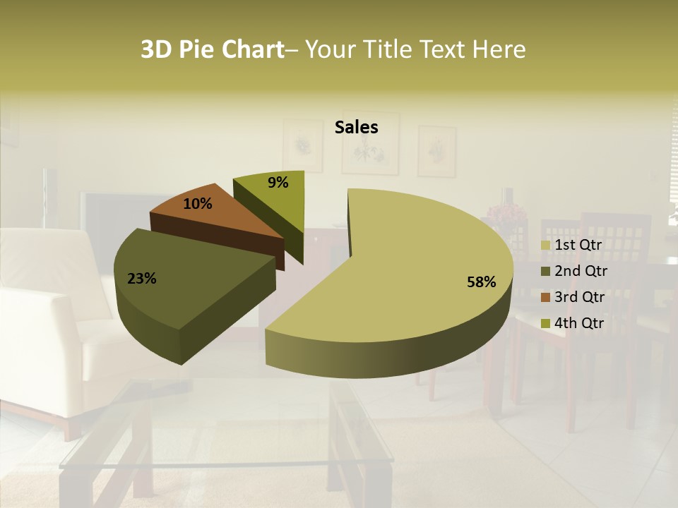 Apartment Sit Realty PowerPoint Template