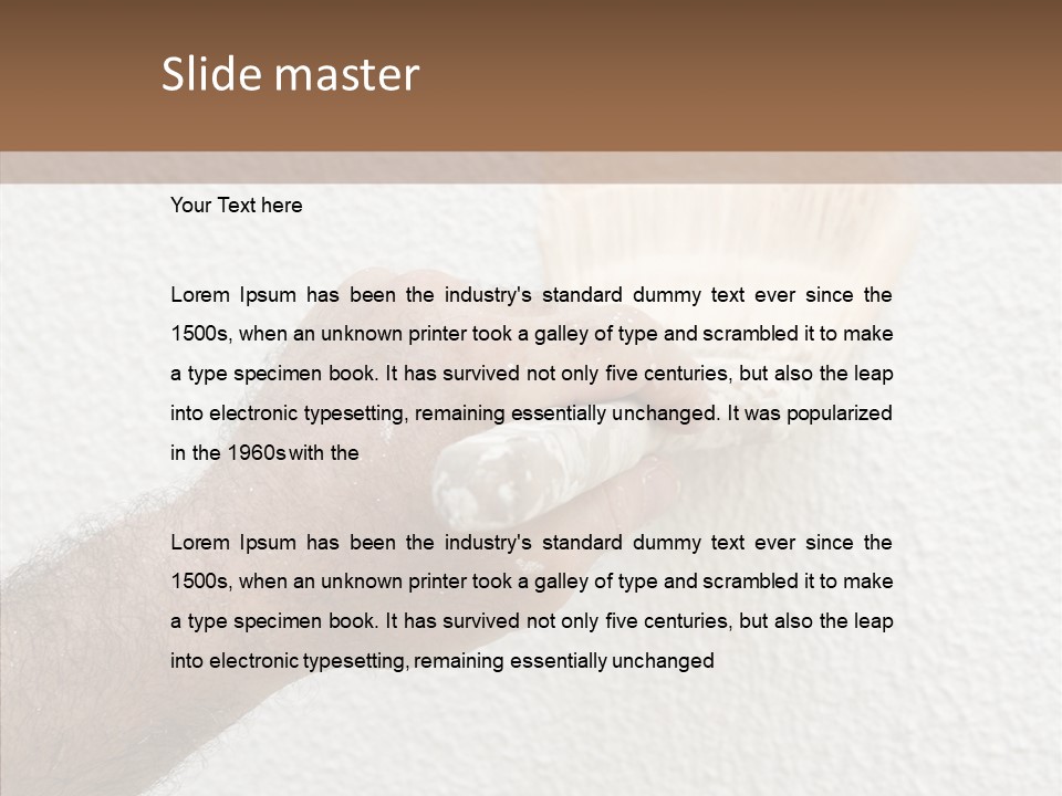 Color Home Construction PowerPoint Template