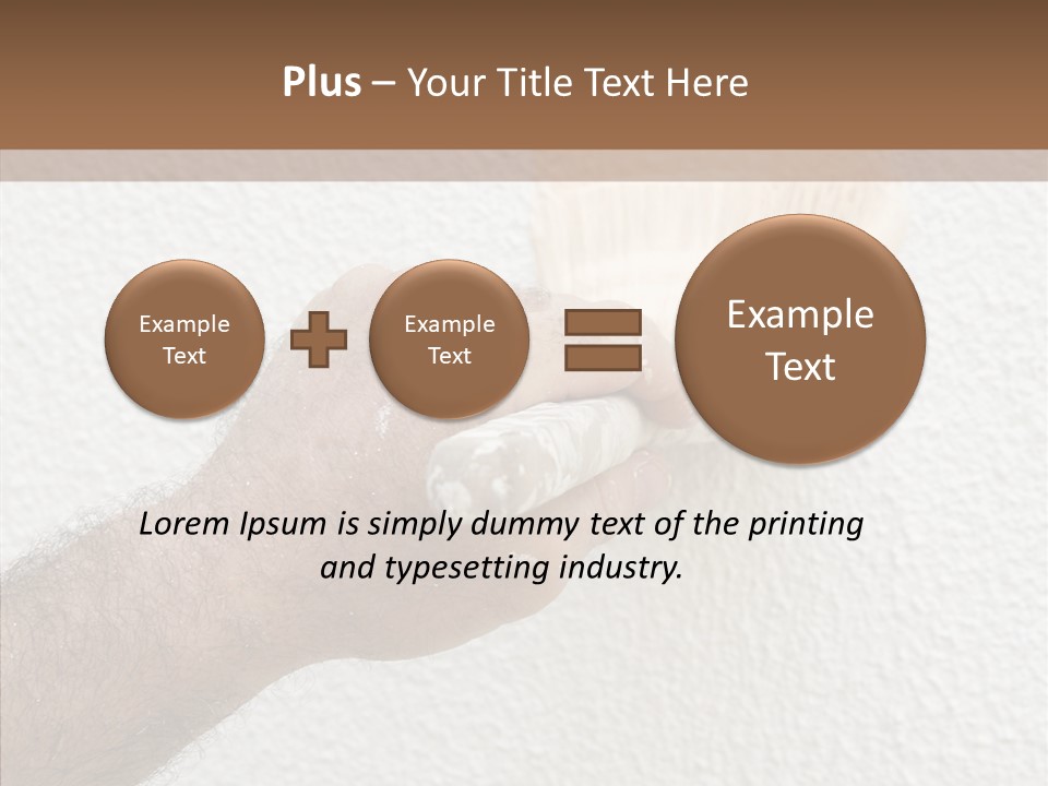 Color Home Construction PowerPoint Template