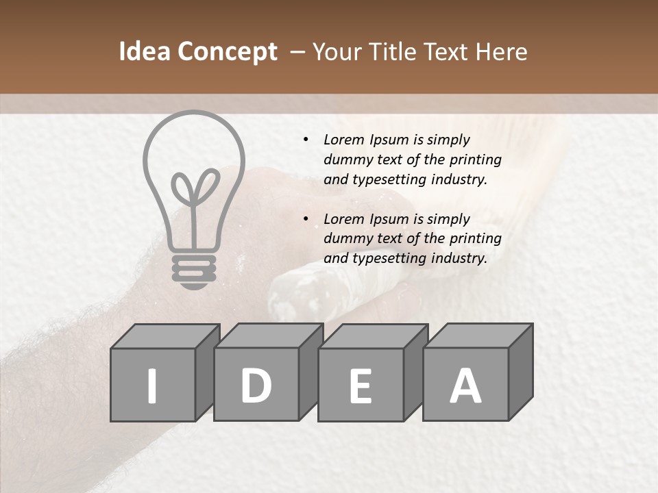 Color Home Construction PowerPoint Template