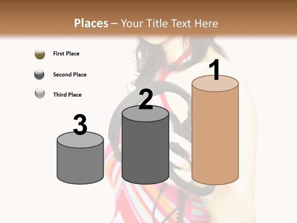 Deejay Fashion Listen PowerPoint Template