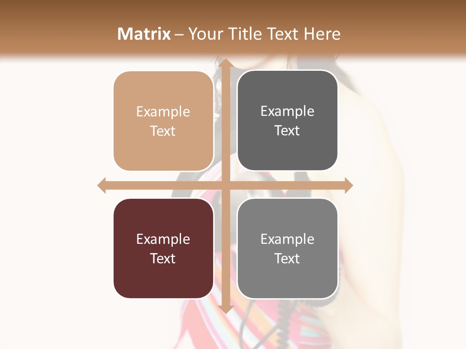 Deejay Fashion Listen PowerPoint Template