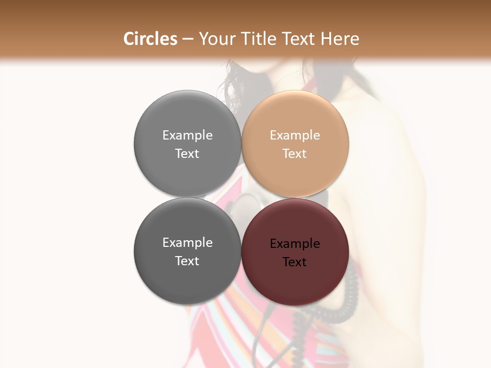 Deejay Fashion Listen PowerPoint Template