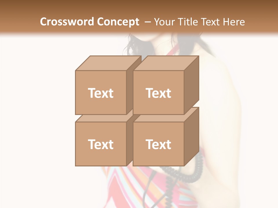 Deejay Fashion Listen PowerPoint Template