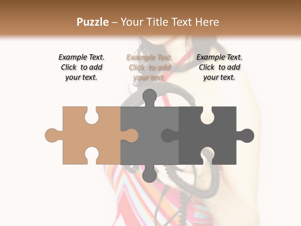 Deejay Fashion Listen PowerPoint Template