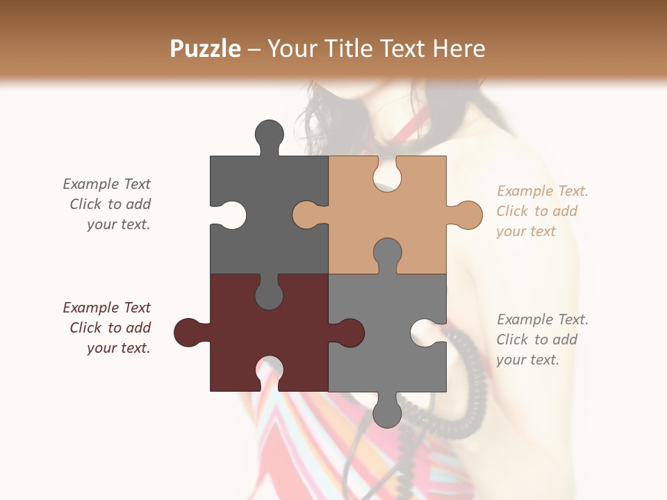 Deejay Fashion Listen PowerPoint Template