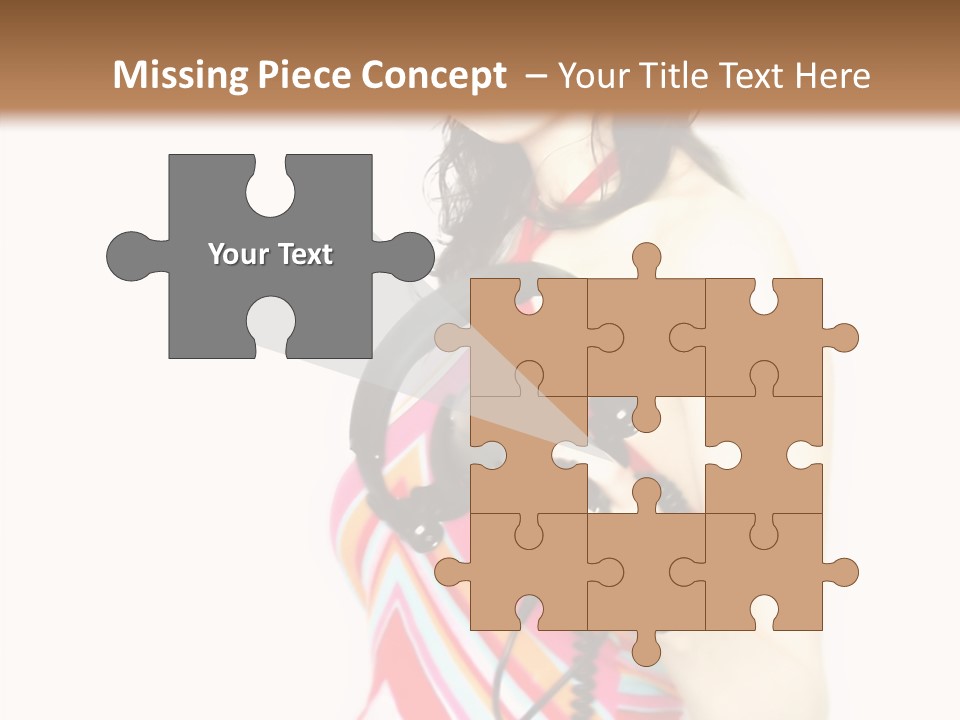 Deejay Fashion Listen PowerPoint Template