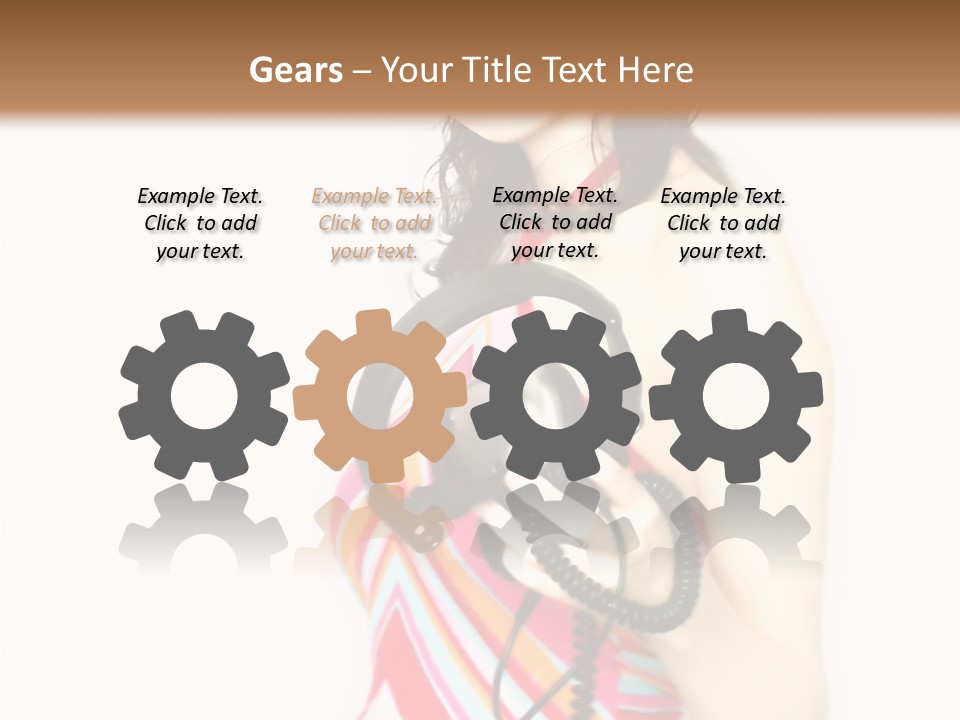 Deejay Fashion Listen PowerPoint Template