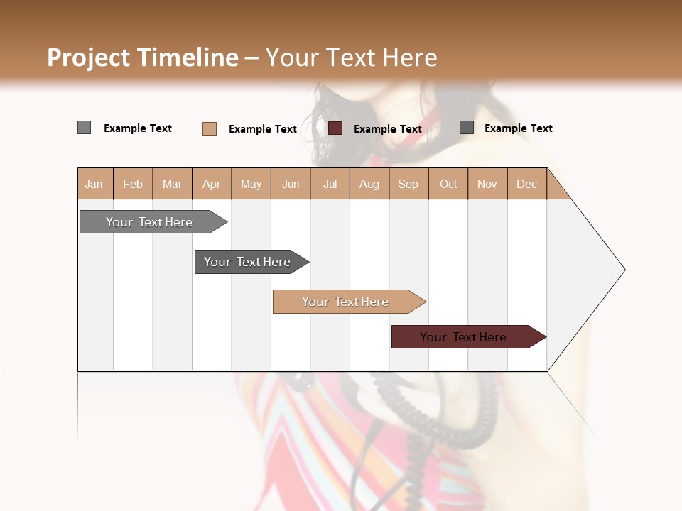 Deejay Fashion Listen PowerPoint Template