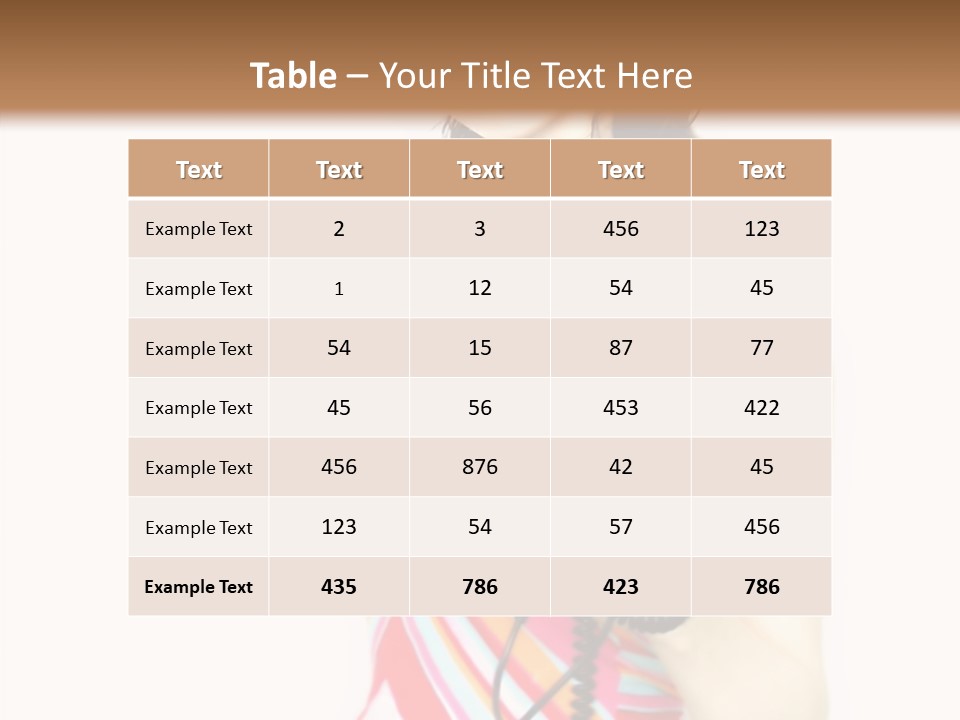 Deejay Fashion Listen PowerPoint Template