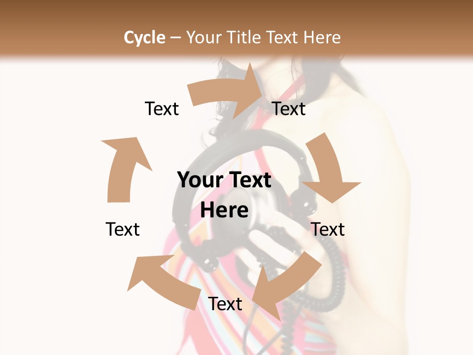 Deejay Fashion Listen PowerPoint Template