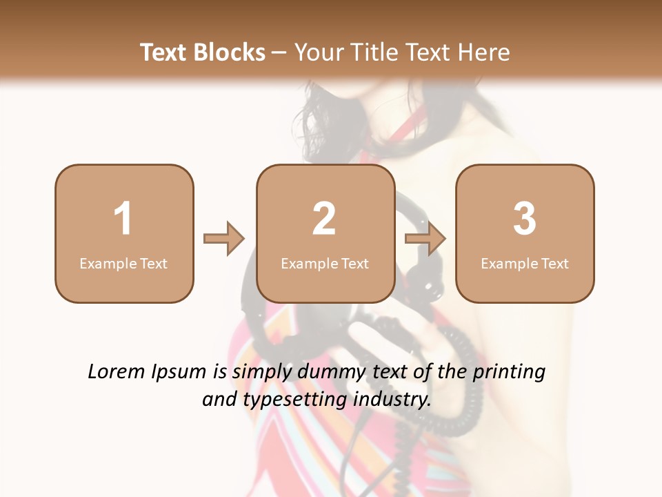 Deejay Fashion Listen PowerPoint Template