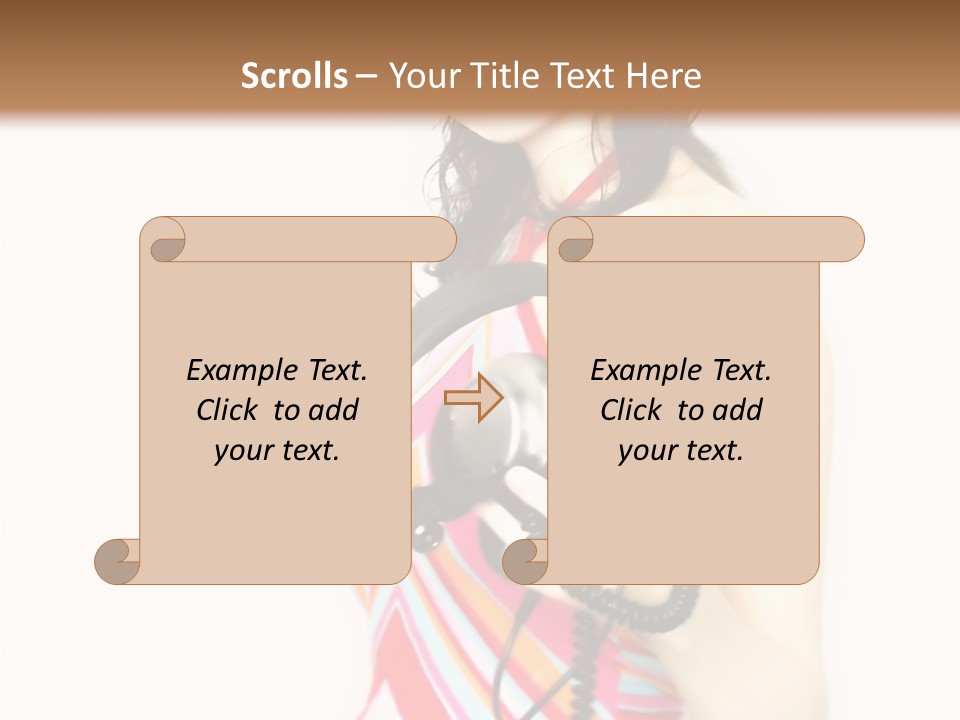 Deejay Fashion Listen PowerPoint Template