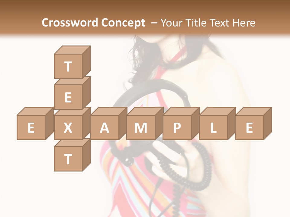 Deejay Fashion Listen PowerPoint Template