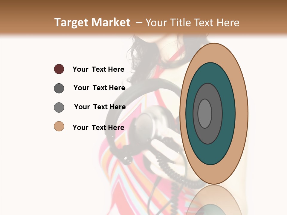 Deejay Fashion Listen PowerPoint Template