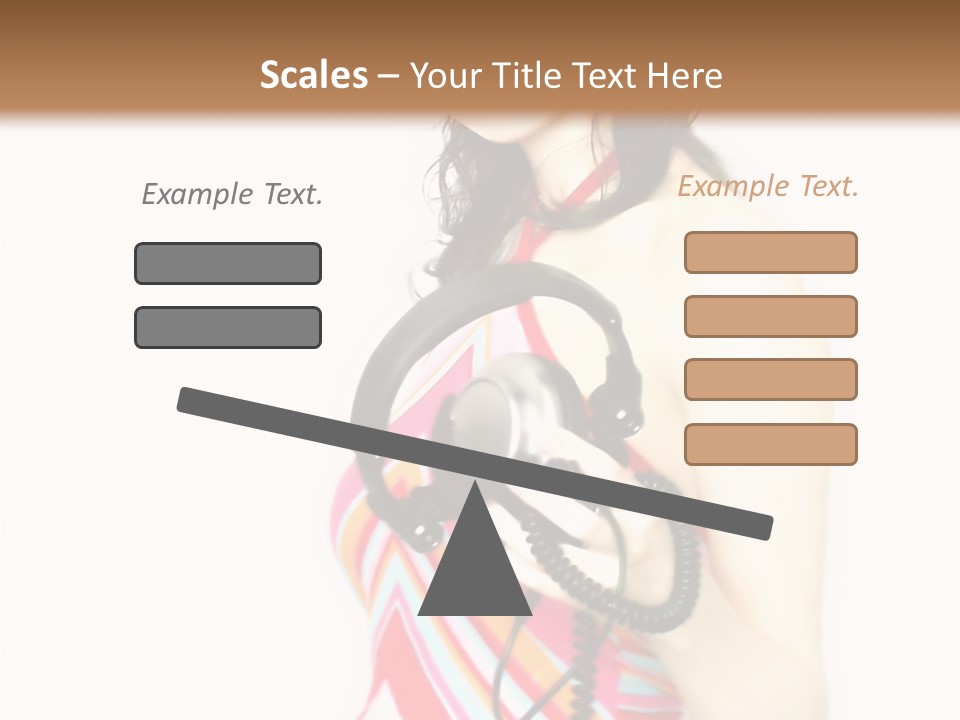 Deejay Fashion Listen PowerPoint Template