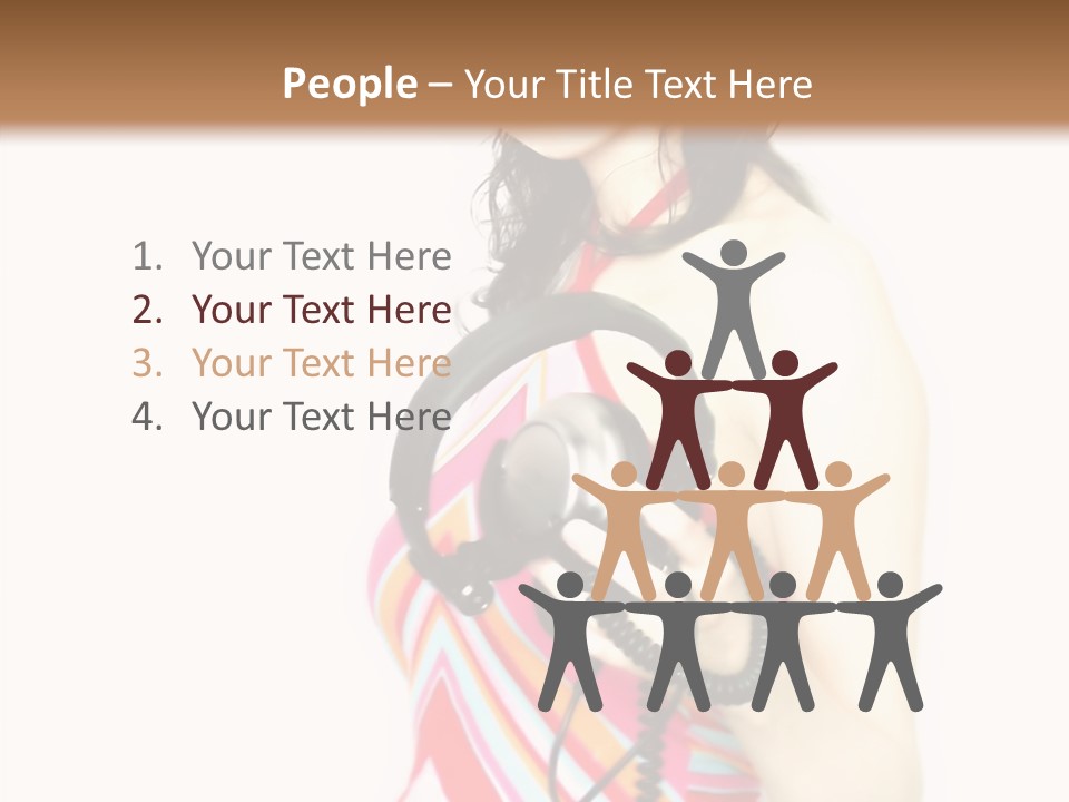 Deejay Fashion Listen PowerPoint Template