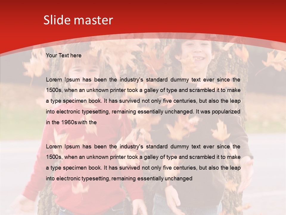 Child Emotion Smile PowerPoint Template