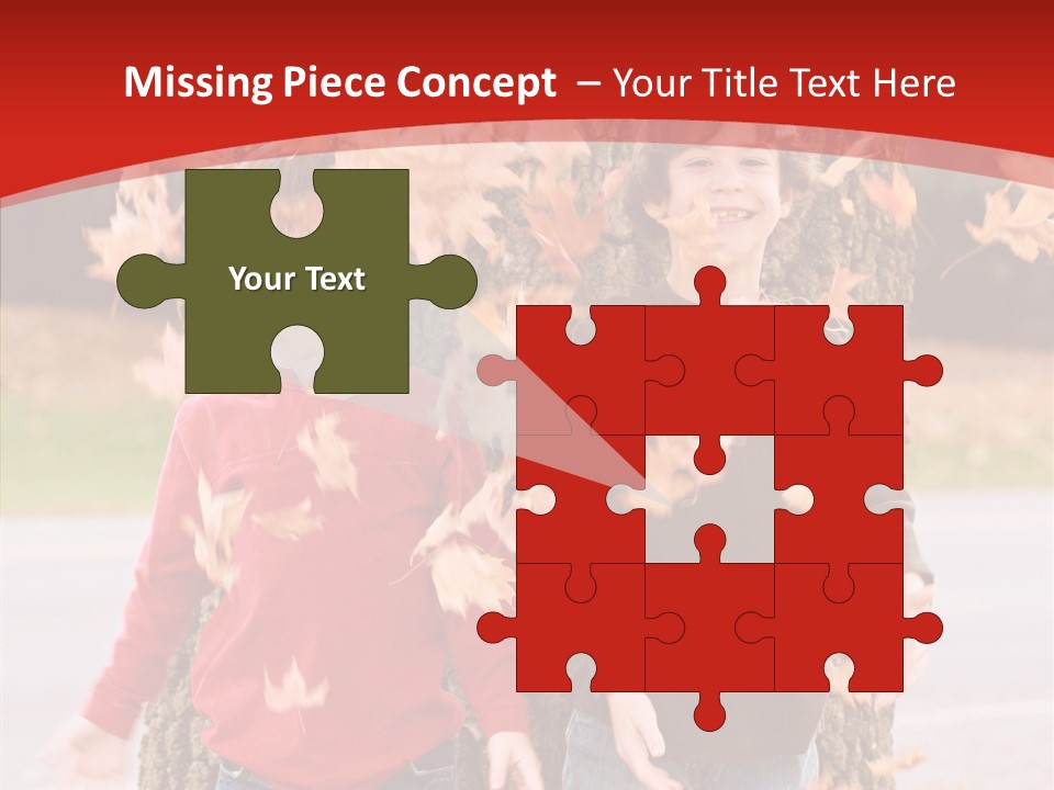 Child Emotion Smile PowerPoint Template